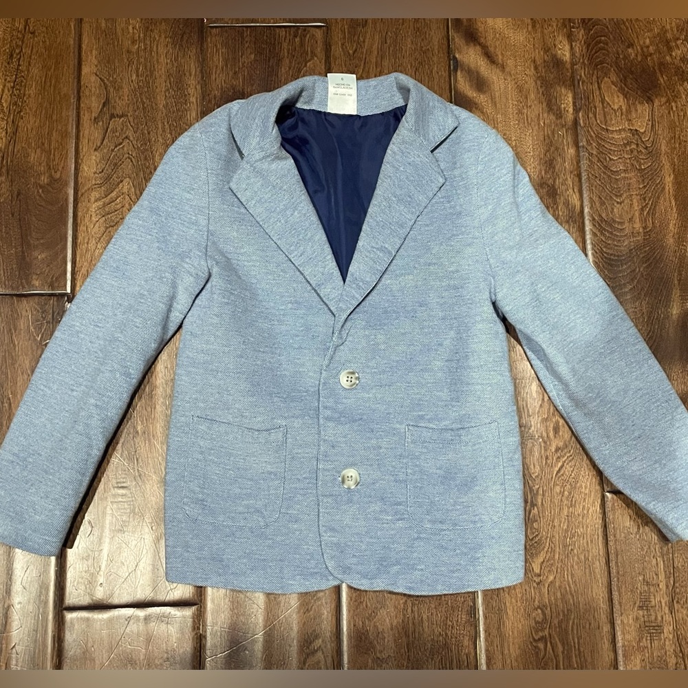 Boys Size 6 Blue Sport Coat/Blazer